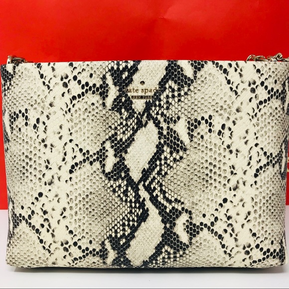 Kate spade Emerson snake Lorie black cement NWT - Picture 2 of 8